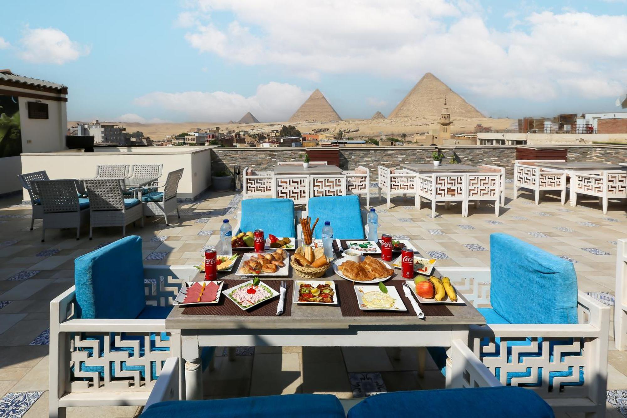 Pyramid Edge Hotel & Exclusive Pyramids View Rooftop Kafret el-Gabal Exterior foto
